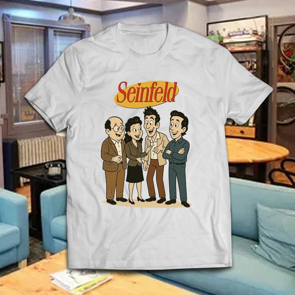 Funny Seinfeld Cartoon Character TV Tee